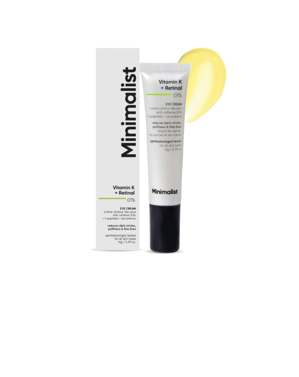 Minimalist Vitamin K + Retinal 01% Under Eye Cream