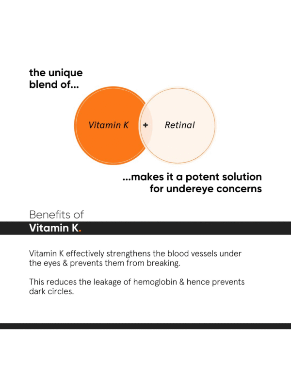 Minimalist Vitamin K + Retinal 01% Under Eye Cream - Image 2
