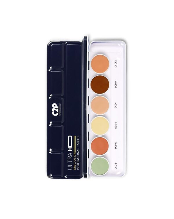 C2P Pro Dermashield 6-in-1 Color Corrector Palette