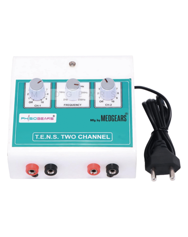 Physiogears Mini Tens Two Channel Portable Nerve Whole_Body Stimulator Electrotherapy Physiotherapy Compact Machine - Image 2