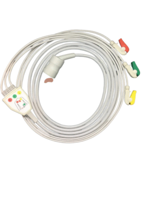 Akas 3 Lead ECG Monitoring Cable(Clip)Compatible with Traze 10 / Traze12-A