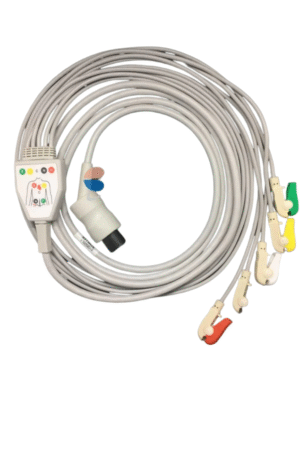 BPL( Magna) 5 Lead ECG Monitoring Cable(Clip) Compatible with Schiller/Welcare