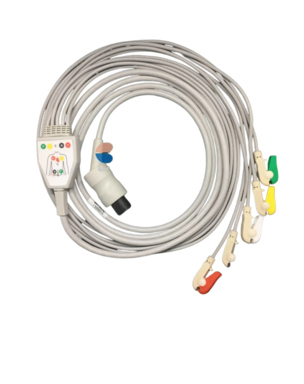 BPL( Magna) 5 Lead ECG Monitoring Cable(Clip) Compatible with Schiller/Welcare