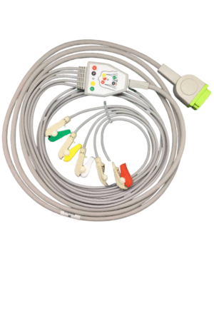 GE 5 Lead ECG Monitoring Cable(Clip) Compatible with Eagle Systems/Solar 8000/Solar 3000
