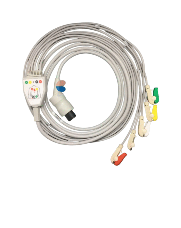 Akas 5 Lead ECG Monitoring Cable(Clip) Compatible with Traze 10/Traze12-A