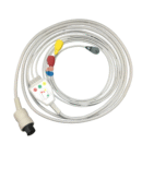Schiller 3 Lead ECG Monitoring Cable(Button/Snap) Compatible with BPL/Welcare