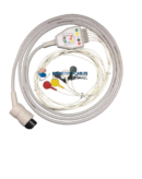 Schiller (Truscope II)5 Lead ECG Monitoring Cable(Neonatal Button/Snap) Compatible with BPL/Welcare