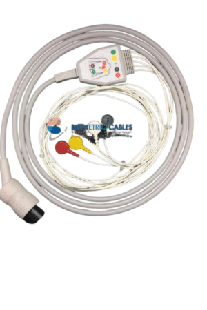 Schiller (Truscope II)5 Lead ECG Monitoring Cable(Neonatal Button/Snap) Compatible with BPL/Welcare