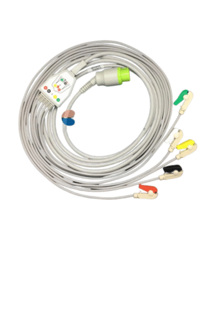 Schiller 5 Lead ECG Monitoring Cable(Clip) Compatible with DG 400