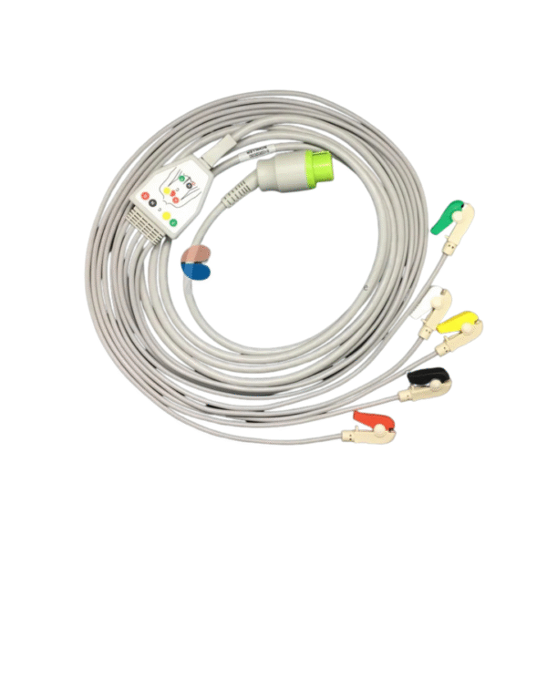 Schiller 5 Lead ECG Monitoring Cable(Clip) Compatible with DG 400