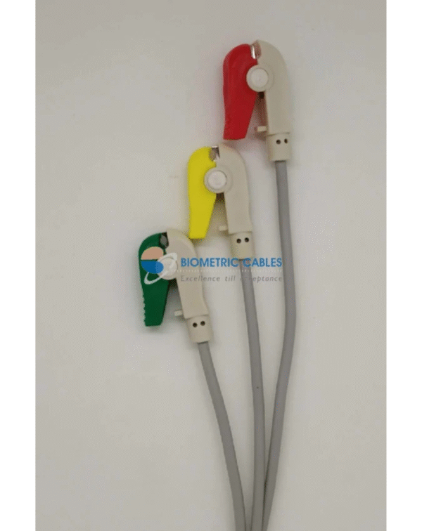 Philips 3 Lead ECG Monitoring Cable(Clip) Compatible with Mindray/Penlon - Image 2