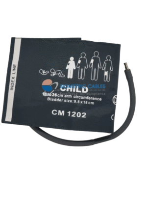 Mindray NIBP Single Tube Pediatric Cuff Compatible with BPL/Philips/Bionet/Contec/Edan/Nidek