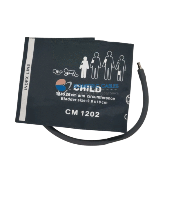 Mindray NIBP Single Tube Pediatric Cuff Compatible with BPL/Philips/Bionet/Contec/Edan/Nidek