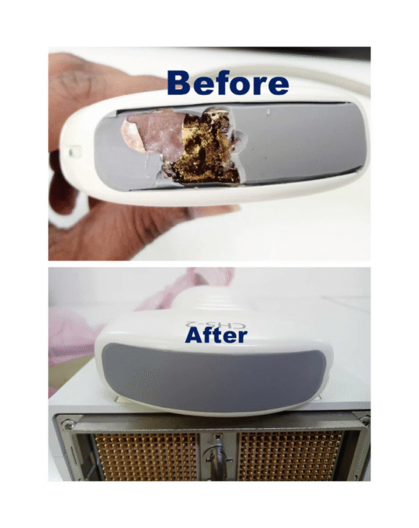 Service For Convex Acoustic Lens Replacement