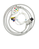 Schiller 3 Lead ECG Monitoring Cable(Neonatal Button/Snap) Compatible with BPL/Welcare
