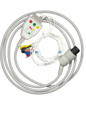 Schiller 3 Lead ECG Monitoring Cable(Neonatal Button/Snap) Compatible with BPL/Welcare