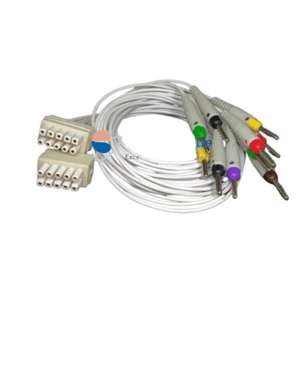 Mortara 10 Lead ECG Wires( 4mm Banana) Compatible with ELI110/ELI 150