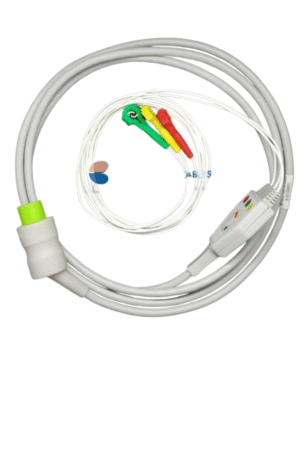 Mediana 3 Lead ECG Monitoring Cable(Neonatal Clip) Compatible with Spacelabs/Aspen/BCI/BPL/Contec/Edan/GE/Draeger/Mindray/Nellcor/Nihon Kohden/Philips/Medicaid