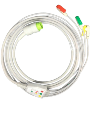 Philips 3 Lead ECG Monitoring Cable(Clip) Compatible with Mindray/Penlon