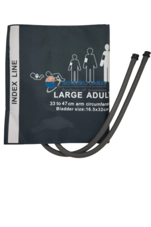 GE NIBP Double Tube Large Adult Cuff Compatible with B20/B30/ B40