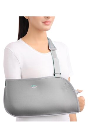 TYNOR Pouch Arm Sling Baggy, Grey, Medium