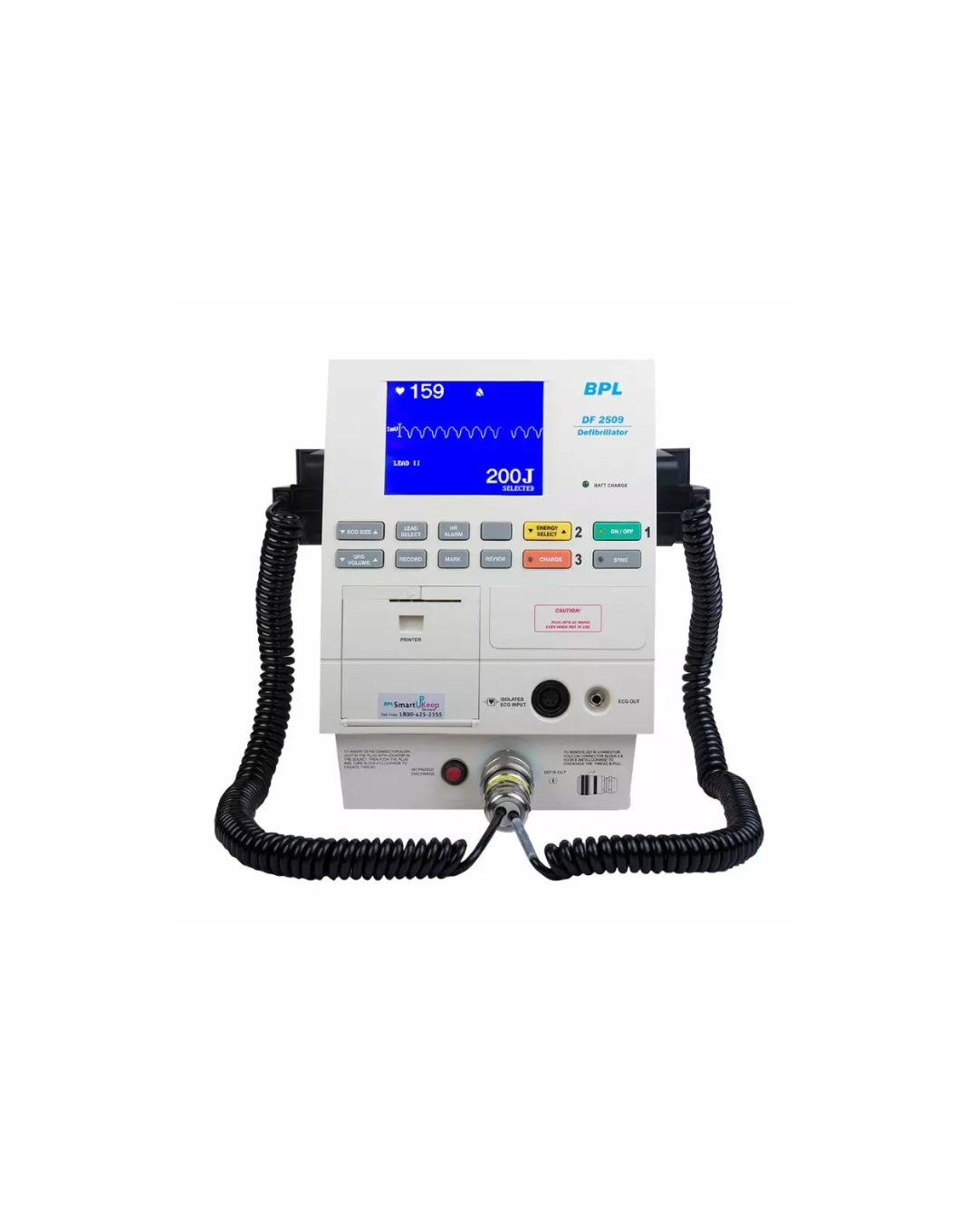 BPL DF2509 Monophasic Defibrillator with Recorder.