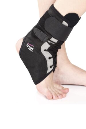 TYNOR Ankle Brace, Black, Medium