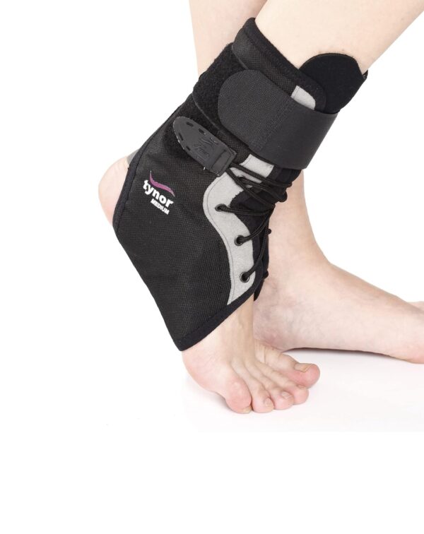TYNOR Ankle Brace, Black, Medium