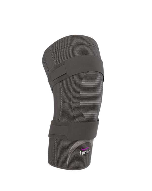 TYNOR Knee Cap With Rigid Hinge, Grey, Large