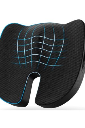 FOVERA Memory Foam Coccyx Seat Cushion for Tailbone Pain