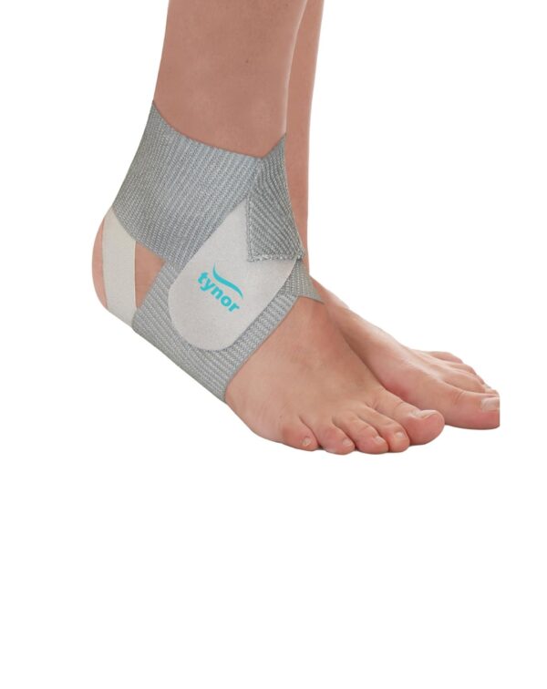 TYNOR Ankle Wrap Sleek Elastic, Grey, Universal