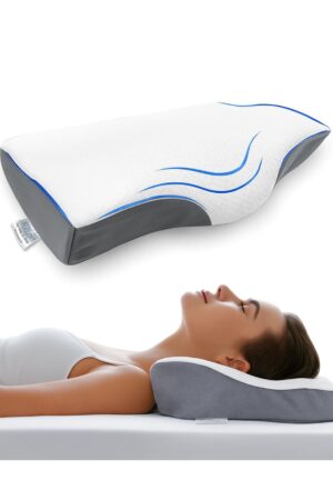 Sleepsia Cervical Pillow for Neck Pain & Shoulder Pain Relief