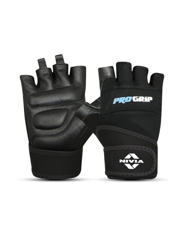 TYNOR Tynorgrip Gym Gloves with Support, Black, Large