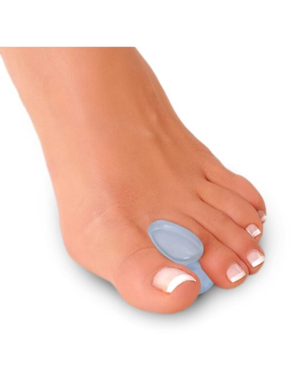 TYNOR Toe Separator Silicone, White, Medium, Pack of 2