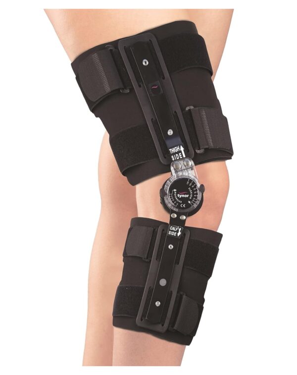 TYNOR R.O.M. Knee Brace 18"/46cm, Black, Universal Size