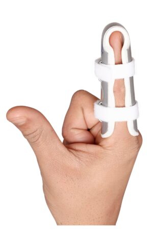 TYNOR Finger Cot, Silver, Medium