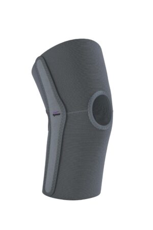 TYNOR Elastic Knee Support, Grey, Medium