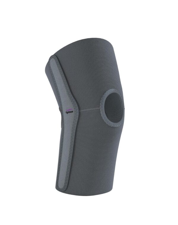 TYNOR Elastic Knee Support, Grey, Medium
