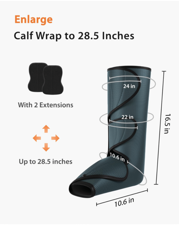 CINCOM Leg Massager with Heat and Compression - Image 3