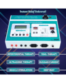 Physiogears 5 In 1 IFT MS Tens Ultrasonic Deep Heat Physiotherapy Machine