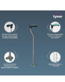 Tynor Walking Stick Trio, Grey, Universal