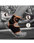 TYNOR Ankle Support (Neo), Black & Green, Universal