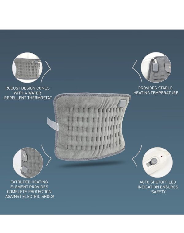 Tynor Heating Pad Regular, Grey, Universal Size - Image 2