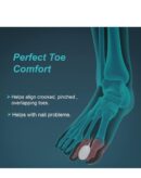 TYNOR Toe Separator Silicone, White, Medium, Pack of 2