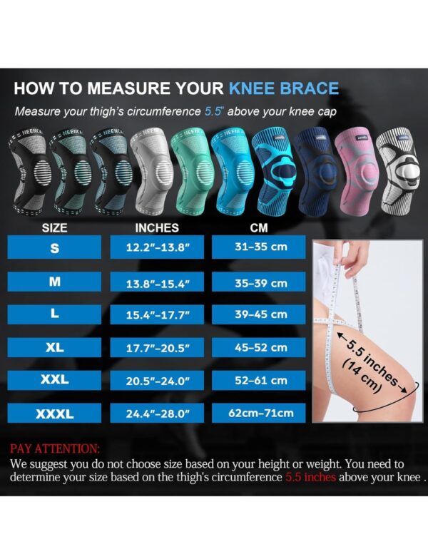 NEENCA Professional Knee Brace Compression Knee - Image 3