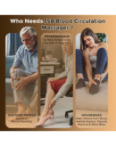 JSB HF91 Blood Circulation Foot Massager Machine Vibration with Accupressure Mat for Pain Relief