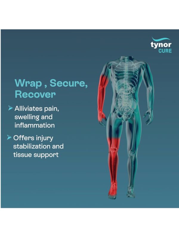 Tynor Tynocrepe cotton bandage, for Sports Injuries and First Aid - Image 3