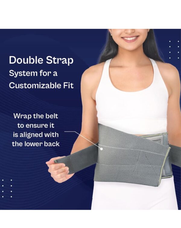1MG Tata Lumbar Sacral Belt for Relief from Back Pain and Muscle Spasms - Image 3
