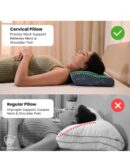 MY ARMOR Cool Gel Cervical Pillow for Neck Pain and Shoulder Pain