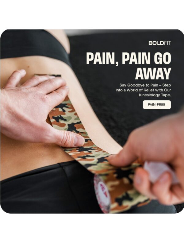 Boldfit Kinesiology Tape for Physiotherapy, Sports Injury for Shoulder - Image 4